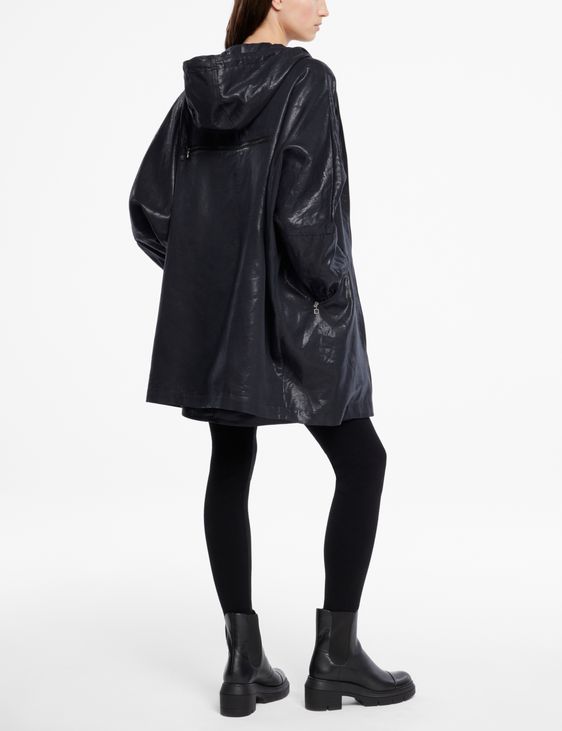Sarah Pacini Longue parka - coton résine