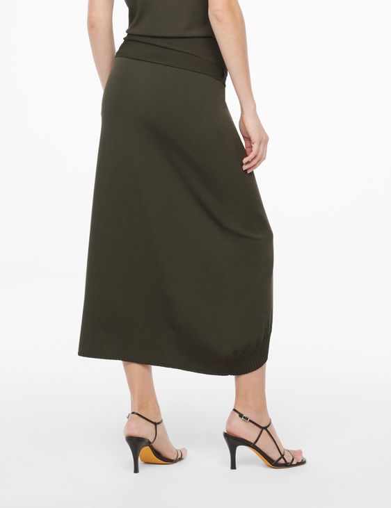 Sarah Pacini Asymmetric wrap skirt