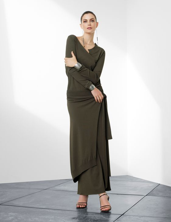 Sarah Pacini Asymmetrischer Wickelrock