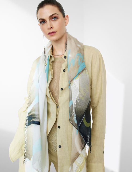 Sarah Pacini Long linen shirt