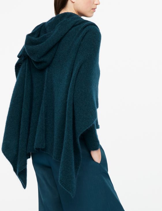 Sarah Pacini Poncho - capuche
