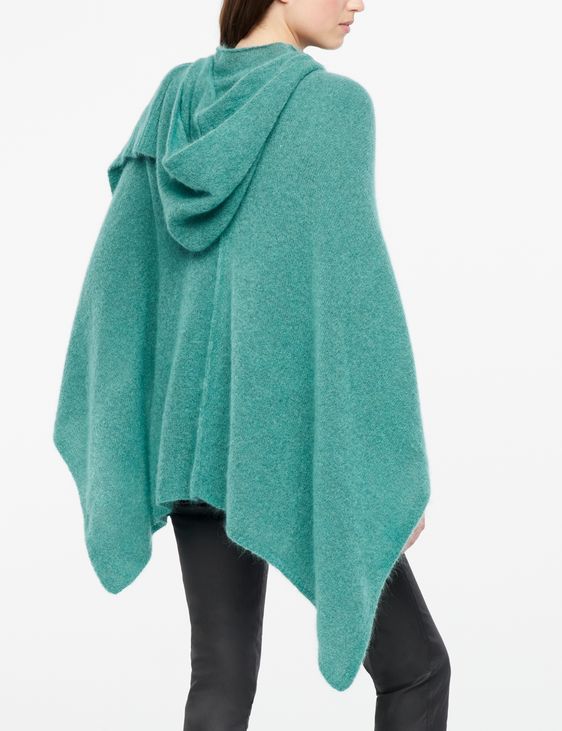 Sarah Pacini Poncho - capuche