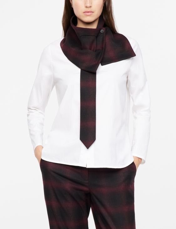 Sarah Pacini Cravate - flanelle à carreaux