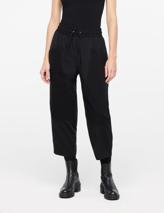 Sarah Pacini Pantalon en jersey et gabardine