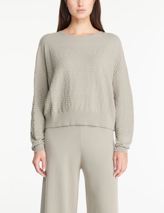 Sarah Pacini Embossed sweater