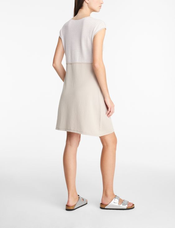 Sarah Pacini Knit dress - jacquard yoke