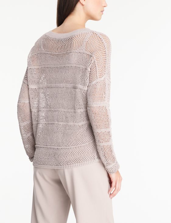 Sarah Pacini Mesh sweater - long