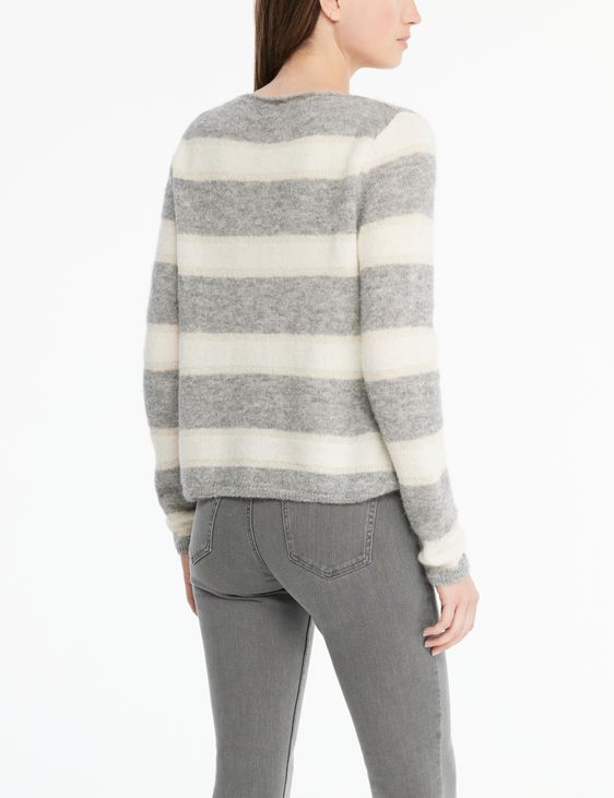 Sarah Pacini Sweater - textured stripes
