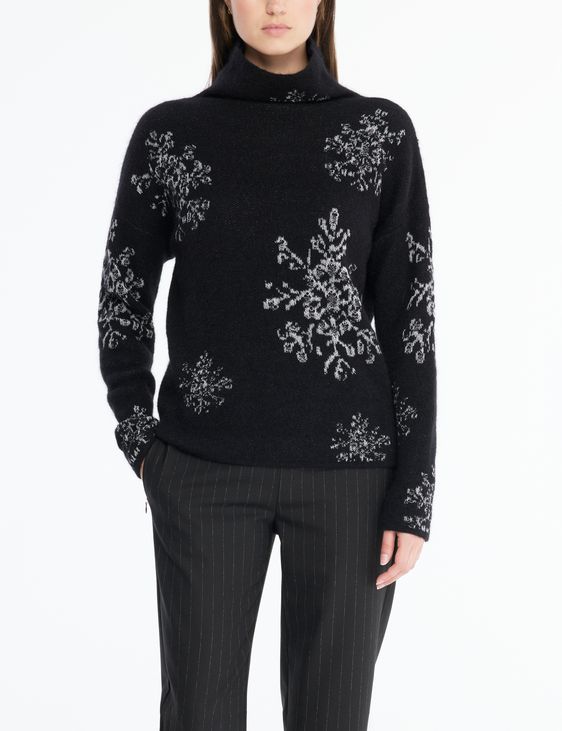 Sarah Pacini Sweater - snowflake jacquard