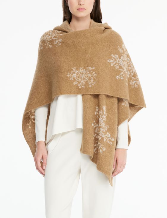 Sarah Pacini Poncho - flocon de neige