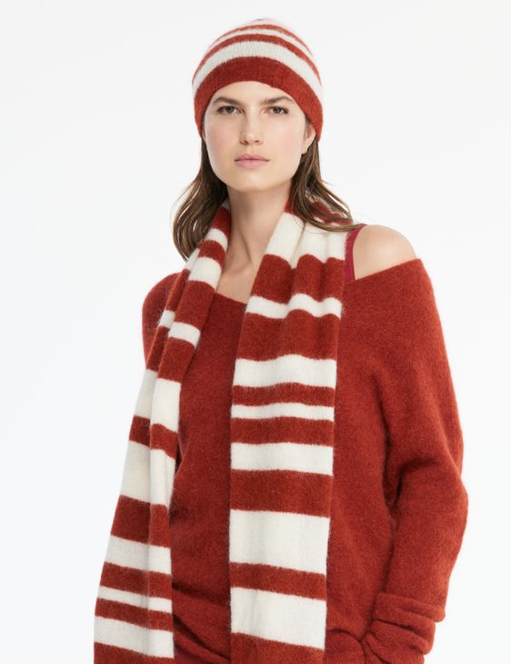 Sarah Pacini GenderCOOL knit cap - stripes