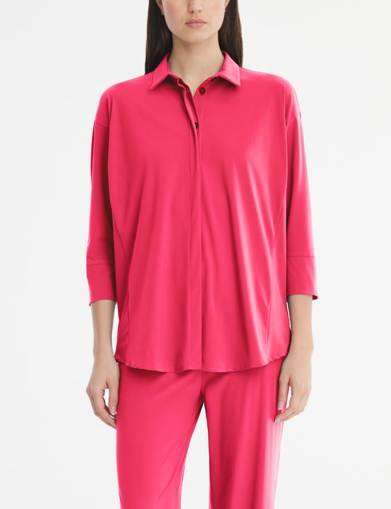 Sarah Pacini Licht overhemd 3/4 mouwen - techno textiel