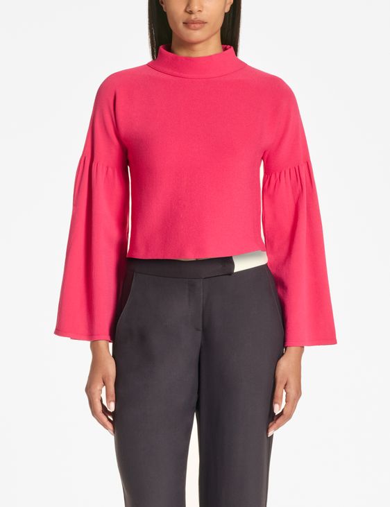 Sarah Pacini Pull court – manches tulipes