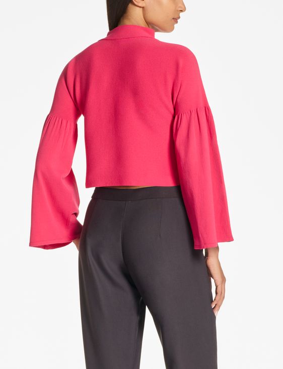 Sarah Pacini Pull court – manches tulipes