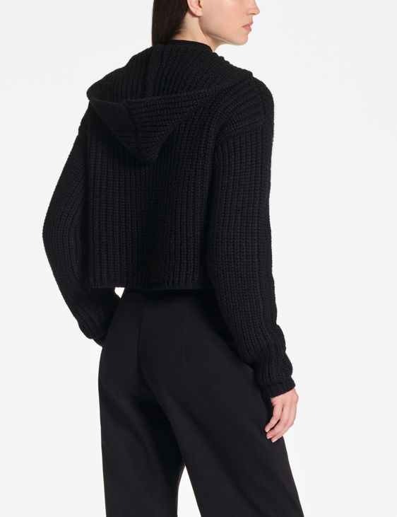 Sarah Pacini Cropped cardigan – rib expressions