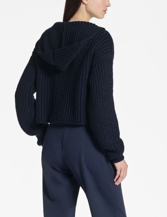 Sarah Pacini Cropped cardigan – rib expressions