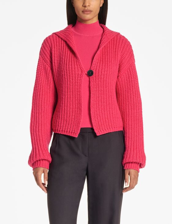 Sarah Pacini Cropped cardigan – rib expressions