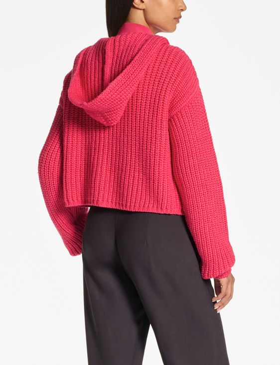 Sarah Pacini Cropped cardigan – rib expressions