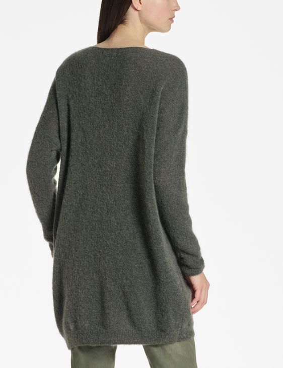 Sarah Pacini V-neck sweater – mohair-merino