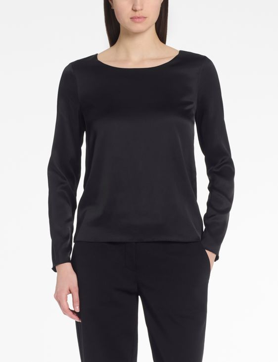 Sarah Pacini Satin-Oberteil