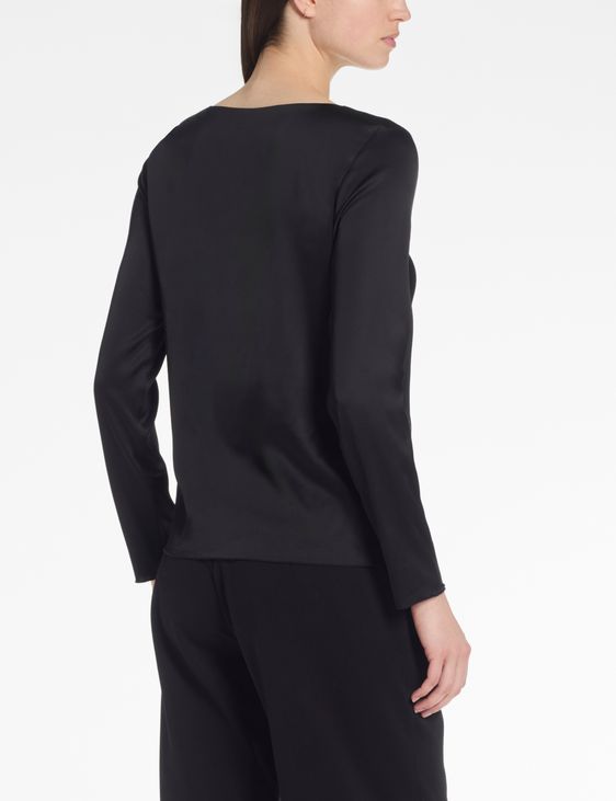 Sarah Pacini Satin-Oberteil