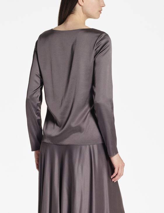 Sarah Pacini Satin-Oberteil