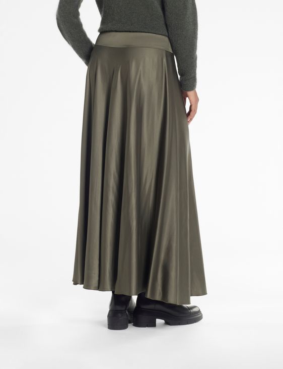 Sarah Pacini Satin skirt – maxi