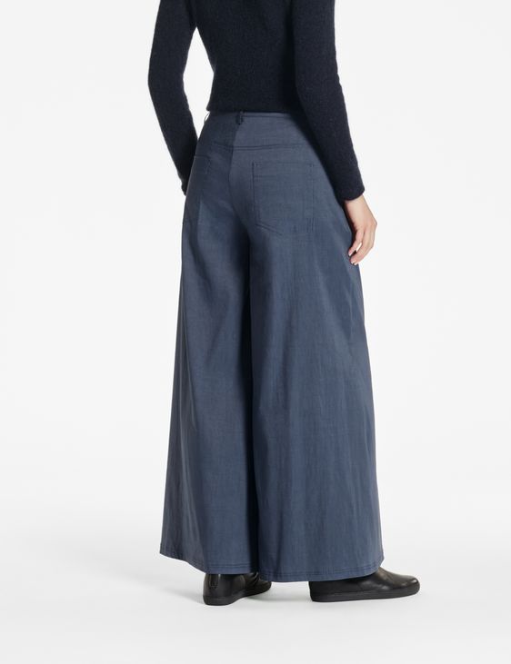 Sarah Pacini Hose aus Stretch-Leinen – ausgestellt