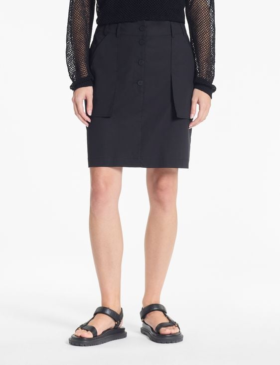 Sarah Pacini Knee-length skirt – urban safari