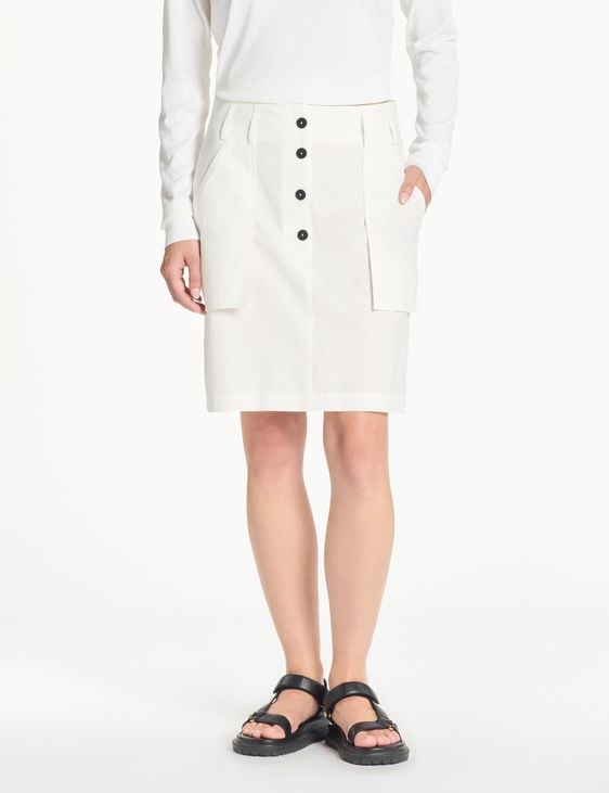 Sarah Pacini Knee-length skirt – urban safari