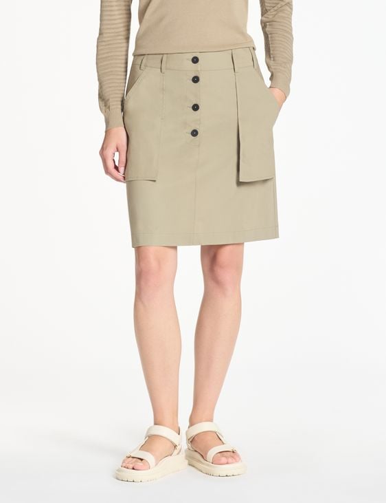 Sarah Pacini Knee-length skirt – urban safari