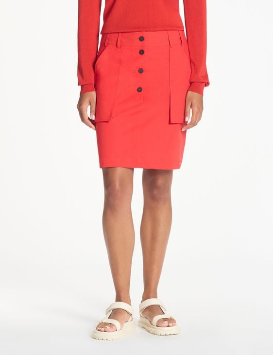 Sarah Pacini Knee-length skirt – urban safari