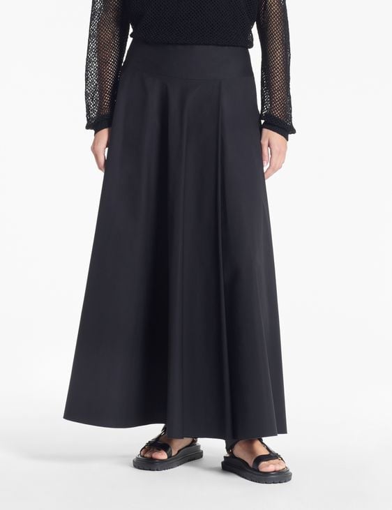 Sarah Pacini Maxi skirt – urban safari