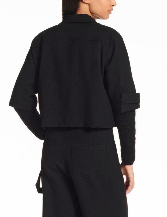 Sarah Pacini Taillierte Jacke – Wollkrepp