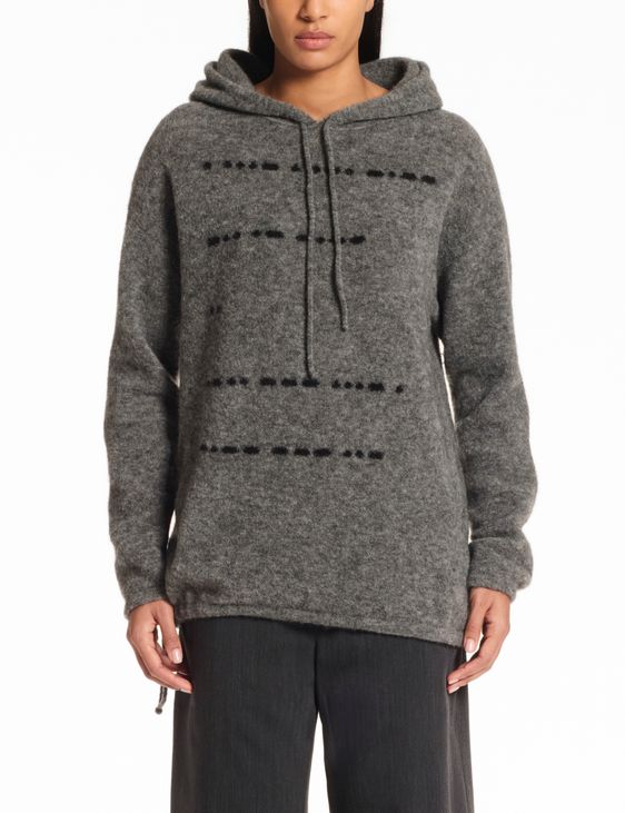 Sarah Pacini Gender Neutral sweater – Morse code