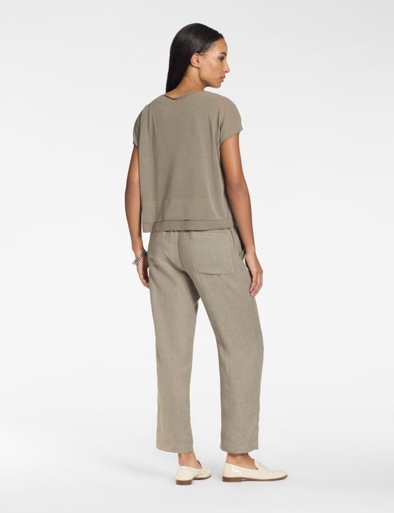 Sarah Pacini V-neck sweater – Mako cotton
