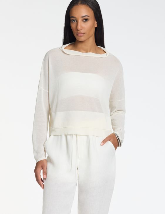 Sarah Pacini Pull court – Mako coton