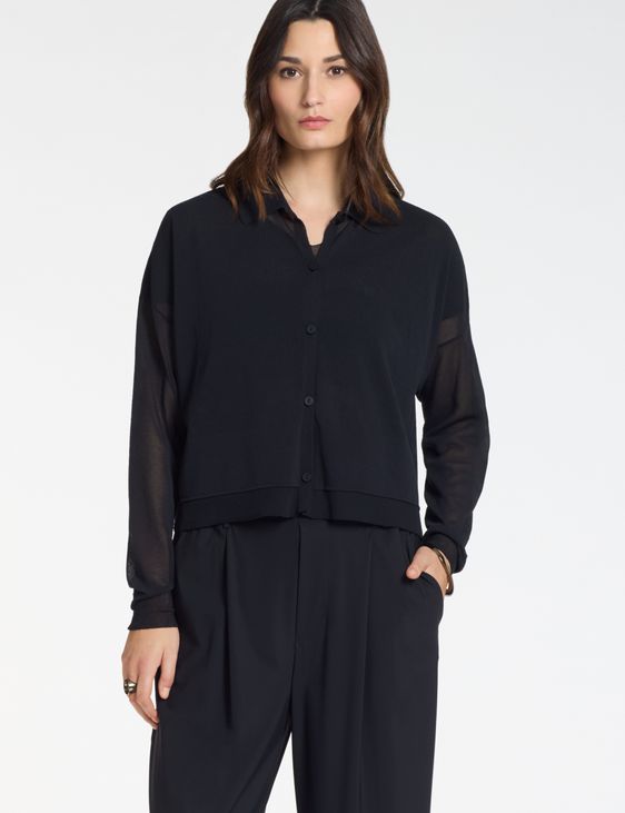 Sarah Pacini Chemise en maille – Mako coton