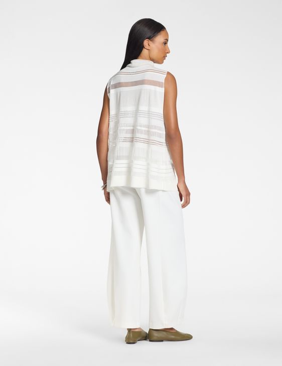 Sarah Pacini Sleeveless sweater – openwork