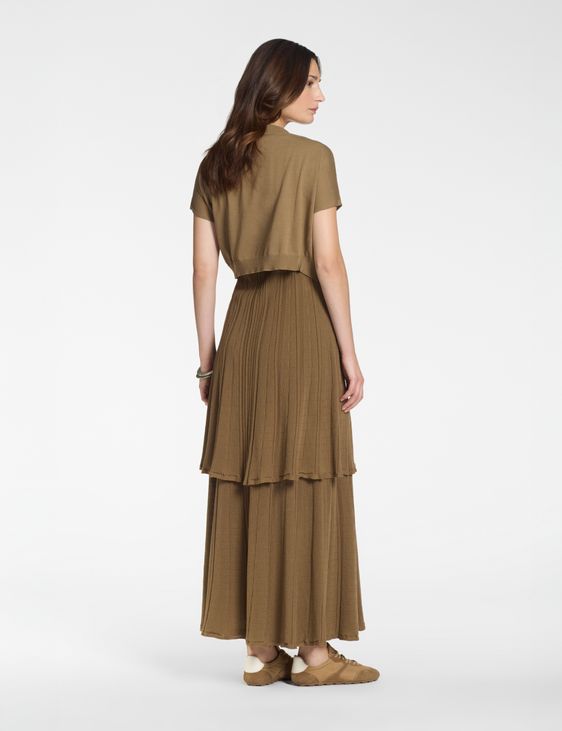 Sarah Pacini Short-sleeve cardigan – cotton
