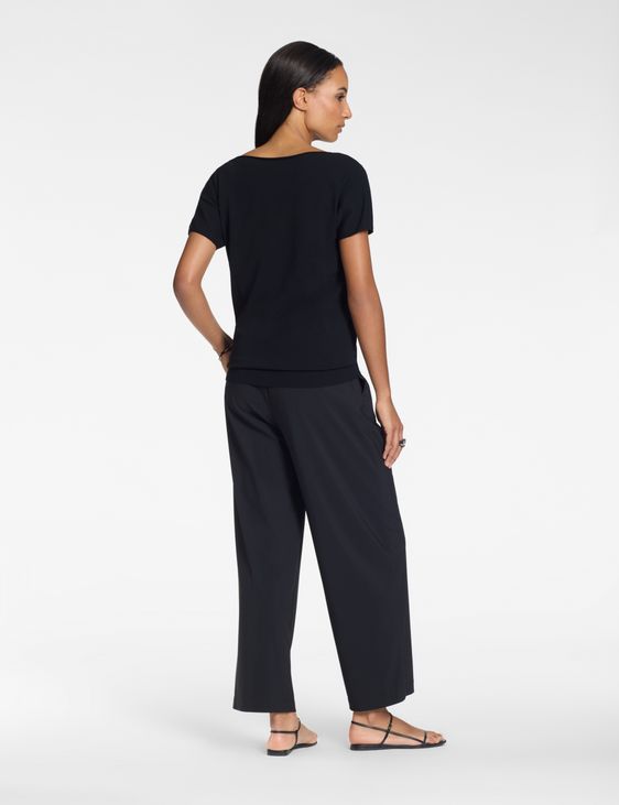 Sarah Pacini Kurzärmeliger Pullover – 3D