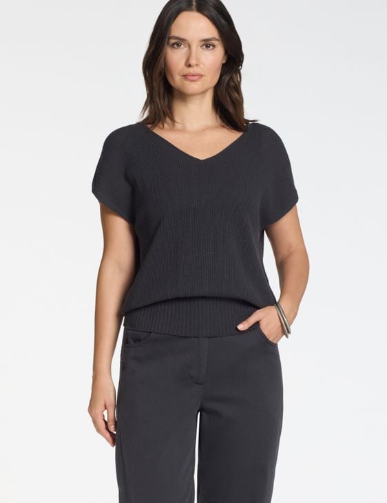 Sarah Pacini Pull col V – sans couture