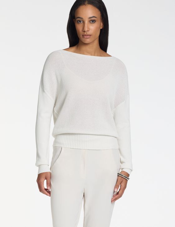 Sarah Pacini Boatneck sweater – seamless