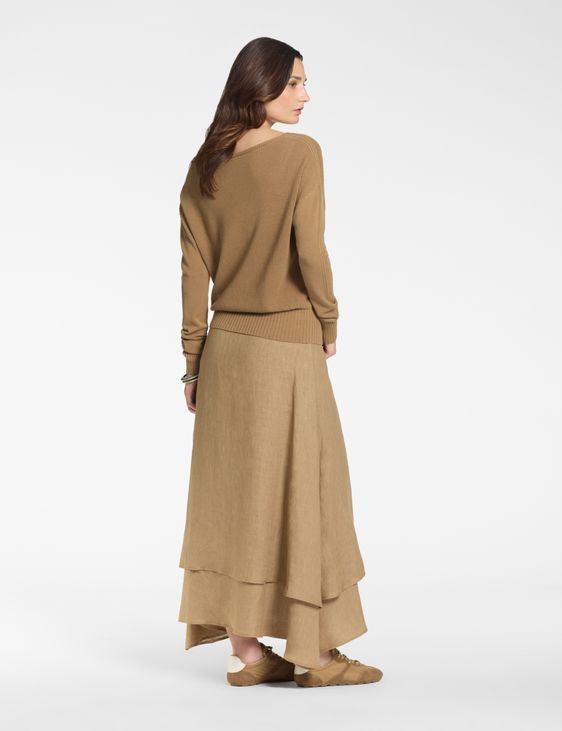 Sarah Pacini Trui met boothals – naadloos