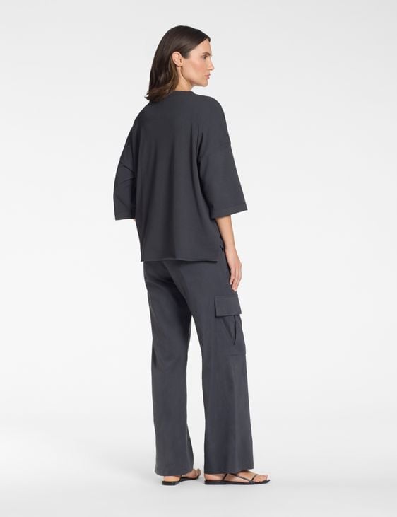 Sarah Pacini Oversized sweater – 3/4 sleeves