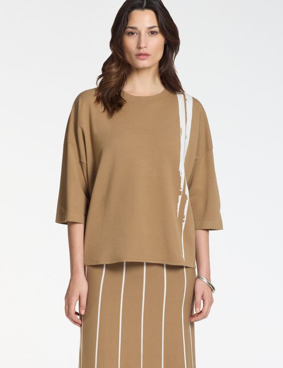 Sarah Pacini Oversized sweater – 3/4 sleeves