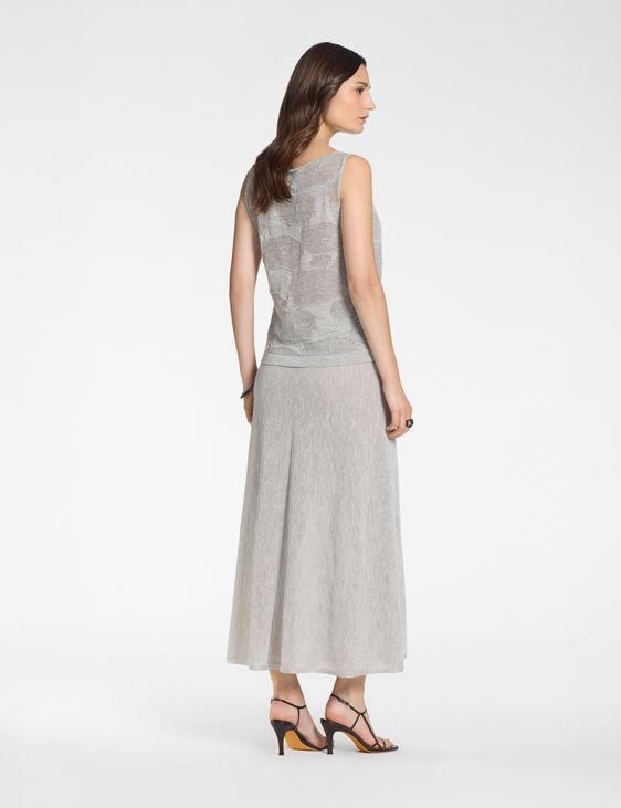 Sarah Pacini Linen sweater – cotton flowers