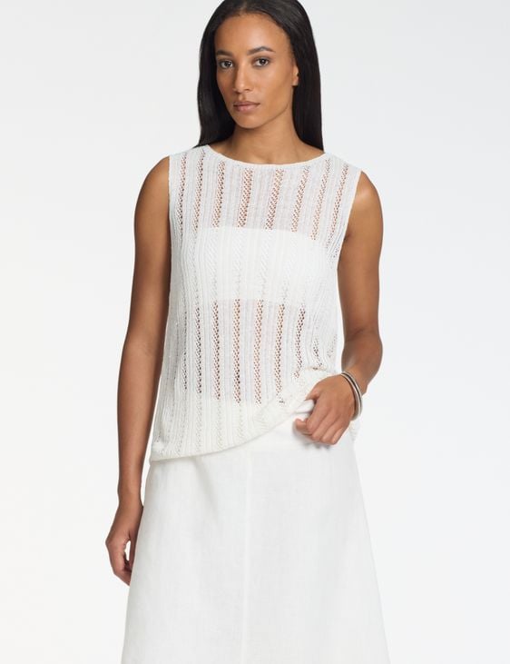 Sarah Pacini Ärmelloser Pullover