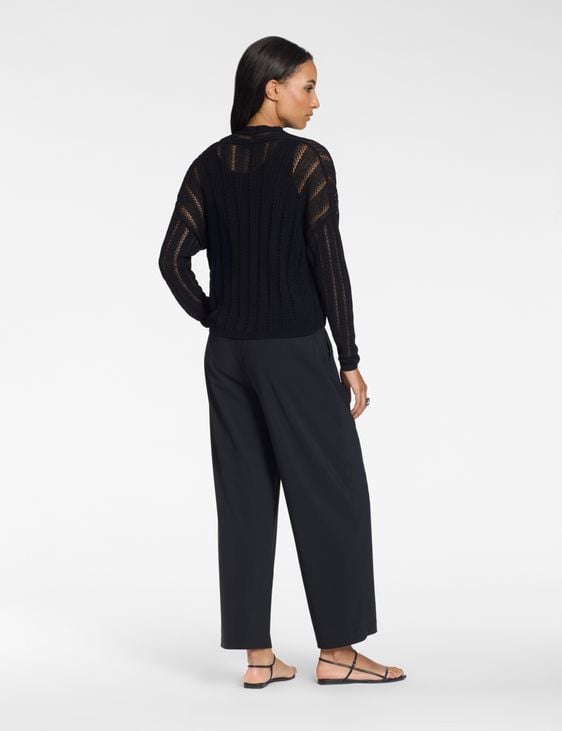 Sarah Pacini Strickjacke – Ajourmuster