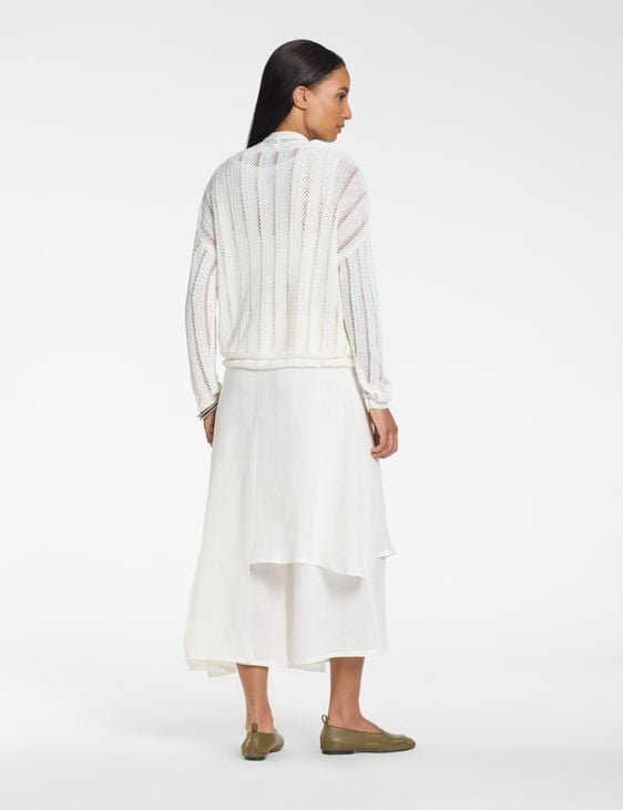 Sarah Pacini Cardigan met knopen – open